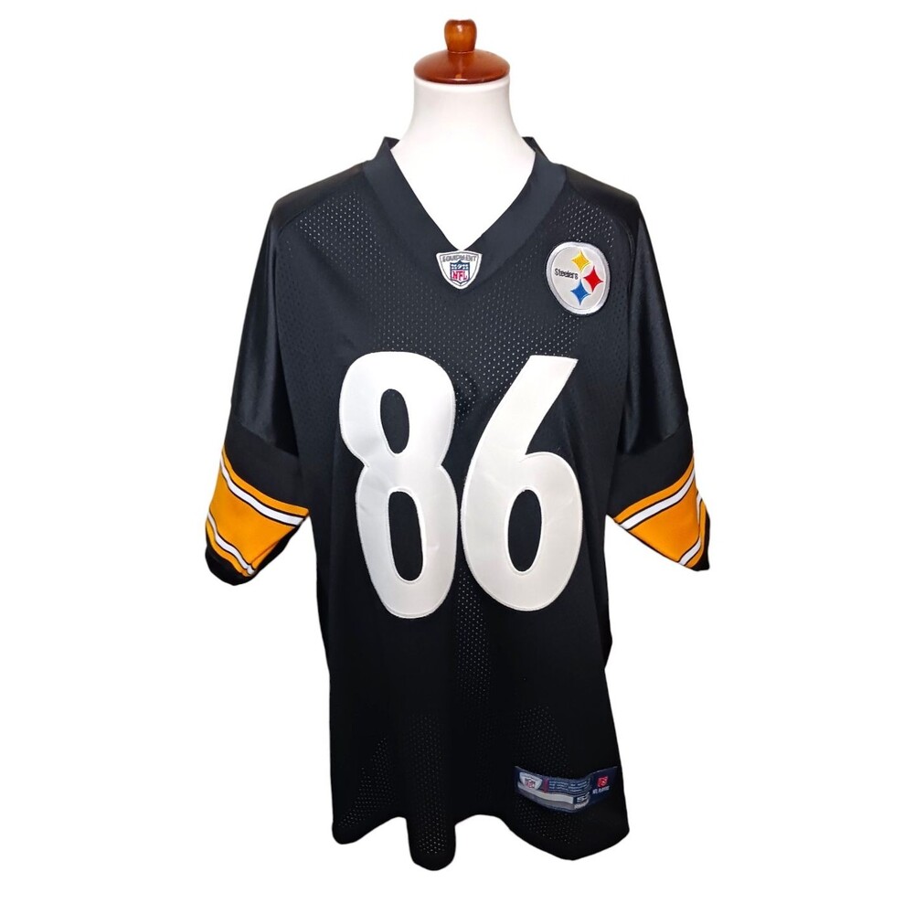 Reebok On Field Hines Ward #86 Pittsburgh Steelers Black Jersey Mens 52 Stitched